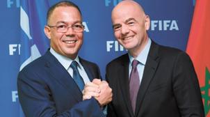 رئيس الفيفا يبدأ 2019 من المغرب.. وملف ترشح المغرب لمونديال 2030 ضمن أجندته