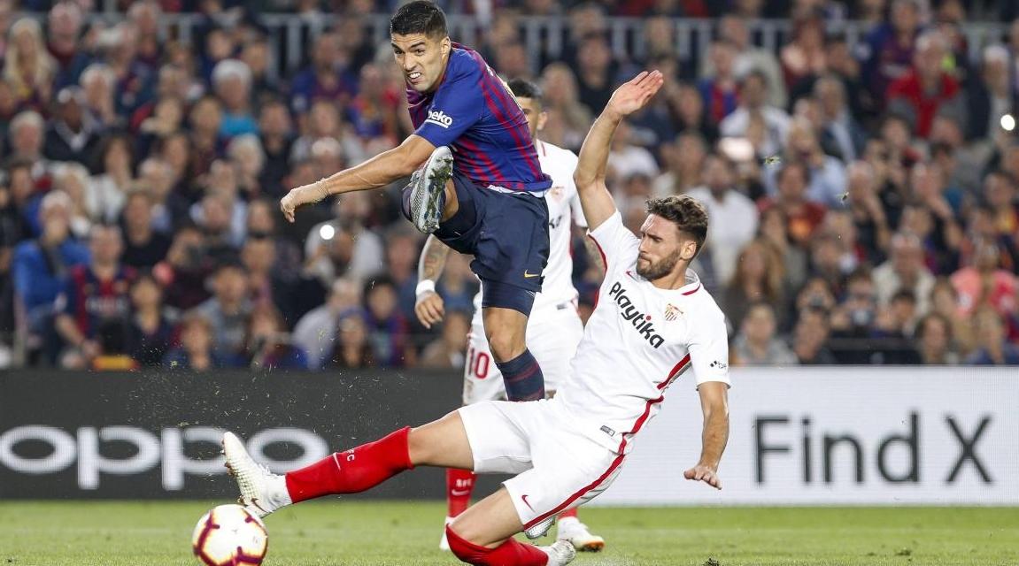 برشلونة يصطدم اليوم بإشبيلية في ربع نهائي كأس ملك إسبانيا