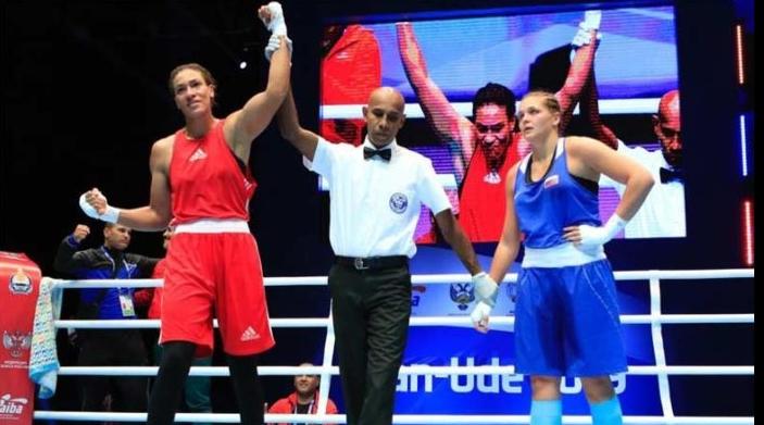 Russie : Khadija Mardi sur le podium du Championnat du monde de boxe féminine