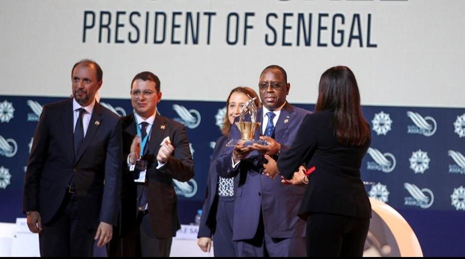 Reportage: Le Président sénégalais Macky Sall reçoit à Tanger le Grand Prix MED…
