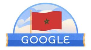 Google célèbre le 64ème anniversaire de l'Indépendance du Maroc