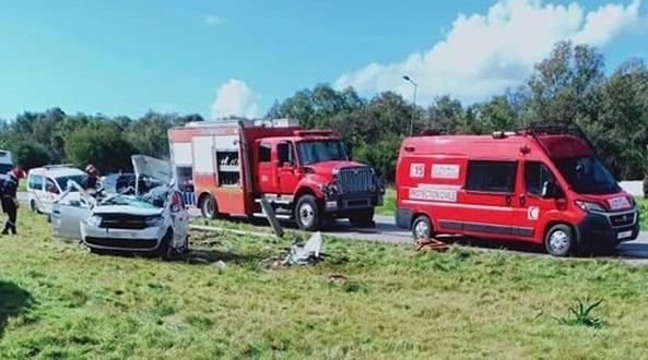 Benslimane : quatre personnes périssent dans un accident de la route