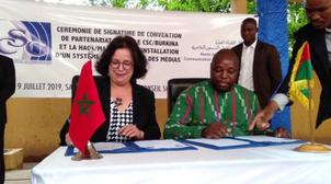 La HACA signe un accord de partenariat avec son homologue burkinabé le CSC