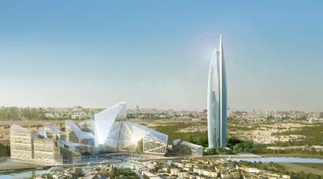Les travaux de construction de la Tour Mohammed VI à Salé avancent conformément…