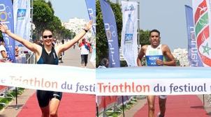 Festival nautique international de Rabat : Mohamed Nemsi et Sofie Lambert rempo…