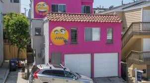 Californie : maison rose bonbon et émoticônes attisent une querelle de voisinage