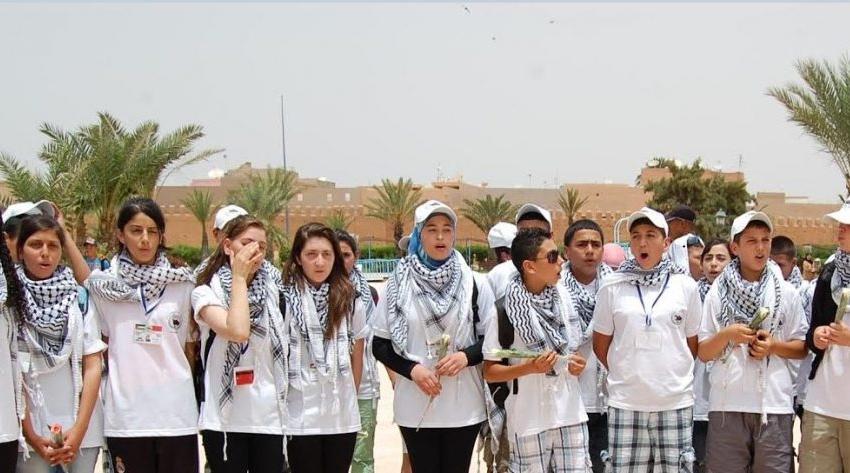 Tanger : Les enfants d'Al Qods offrent un chant en l'honneur du Maroc