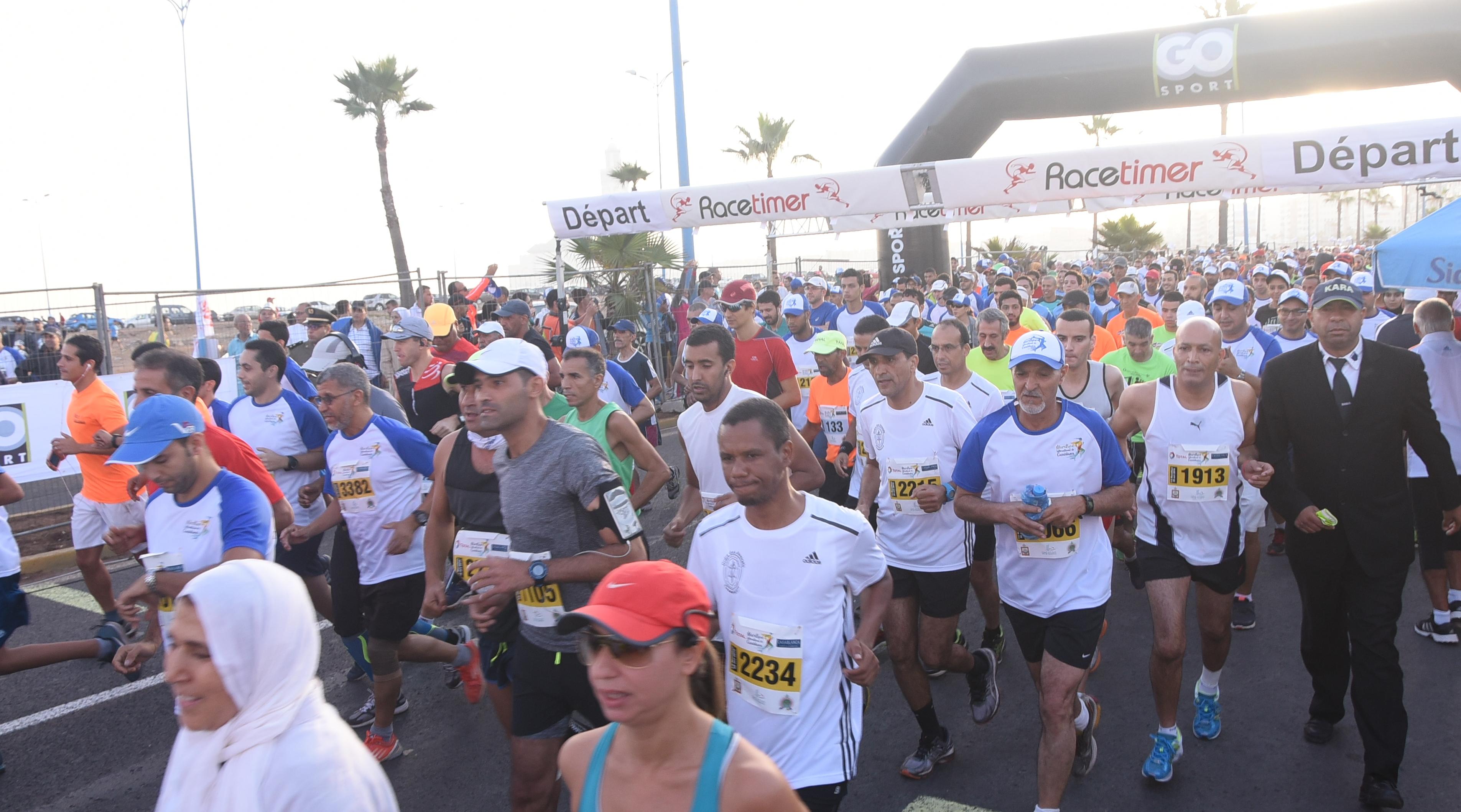 Des athlètes professionnels attendus au Marathon international de Casablanca le…