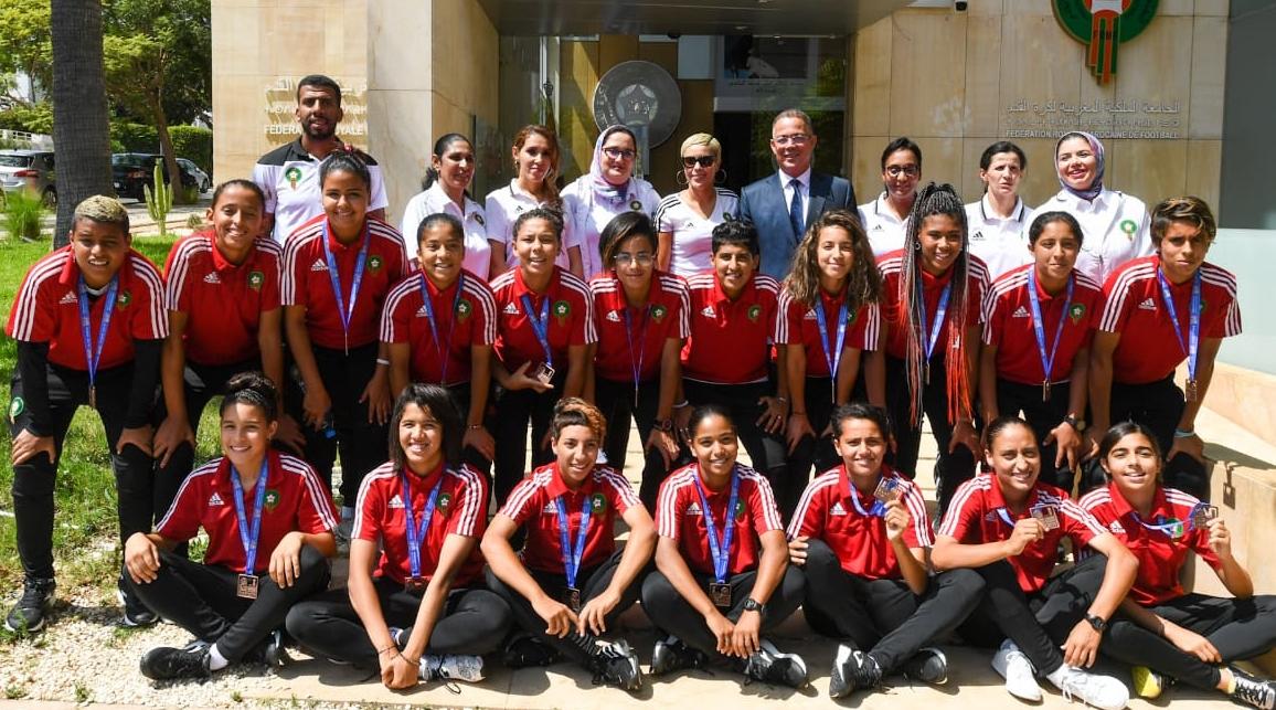 La FRMF rend hommage à la sélection féminine U20, médaillée de bronze aux Jeux …