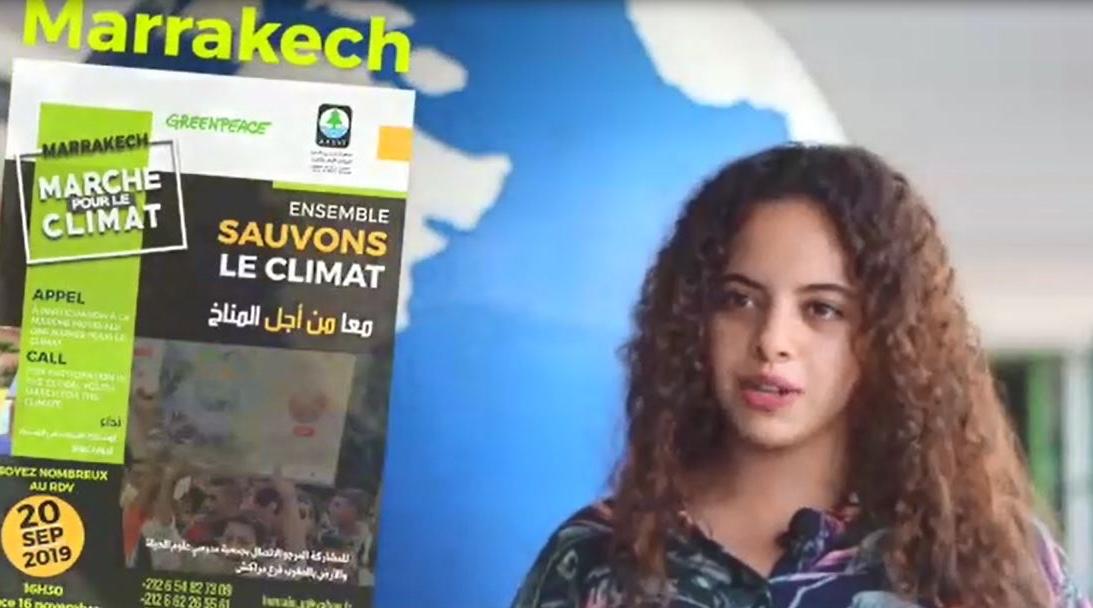 Changement climatique : plus de 1500 élèves marchent à Marrakech dans le cadre …