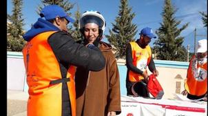 Marrakech : campagne de sensibilisation pour le port des casques de moto (Photo…