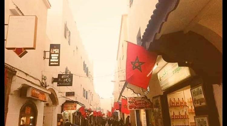 SM le Roi visite la médina d' Essaouira qui fait l'objet d'un vaste programme d…