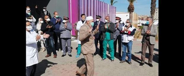 صور: مستشفى سيدي سعيد بمكناس يسجل 11 حالة شفاء من فيروس كورونا في يوم واحد