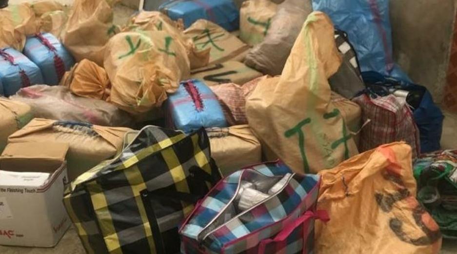 Tanger: saisie à Ksar Sghir d'une cargaison de 863 Kg de chira