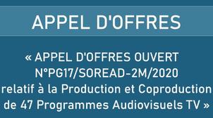 Appel d'offres - Soread 2M