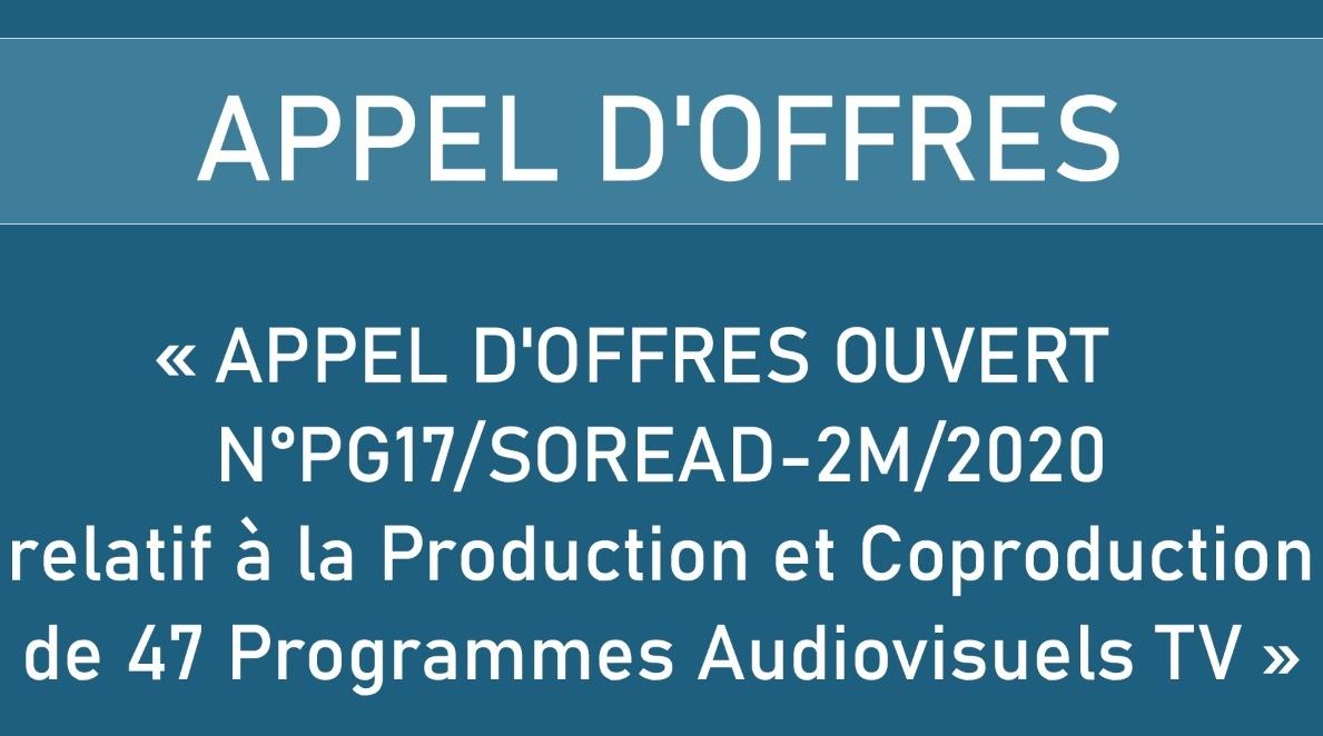 Appel d'offres - Soread 2M