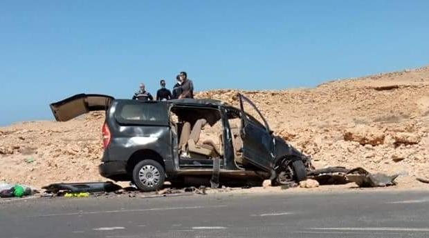 بوجدور: حادث مميت يودي بحياة عشرة أشخاص من بينهم رضيع وطفلين