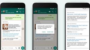 WhatsApp lance une fonction de vérification des faits
