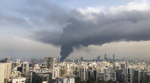 Un gigantesque incendie au port de Beyrouth quelques semaines après l'explosion…