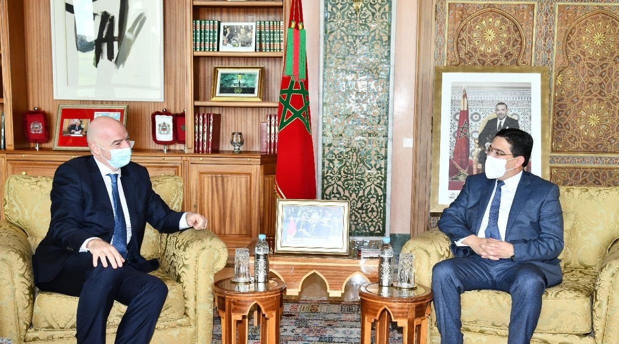 رئيس الاتحاد الدولي لكرة القدم جياني إنفانتينو يحل بالمغرب