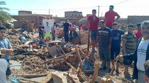 Kelâat Sraghna : Pluies diluviennes et dégâts considérables dans la commune Oul…