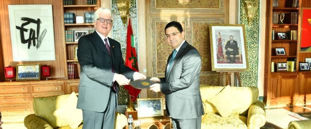 Le nouvel ambassadeur américain à Rabat, David T. Fischer, reçu par Nasser Bour…
