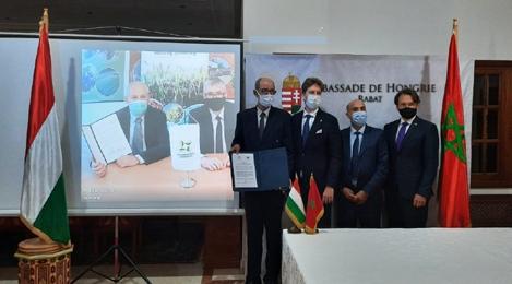 Signature d'un mémorandum de coopération entre l'AMMS et l'association hongrois…