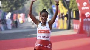 Semi-marathon de New Delhi: l'Ethiopienne Yehualaw réalise le 2è meilleur chron…