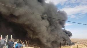 Incendie dans un magasin d'une caserne à Agadir