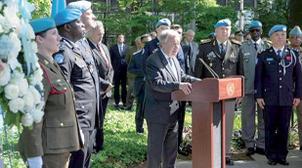 ONU: la Médaille Dag Hammarskjöld décernée à titre posthume à un Casque bleu ma…