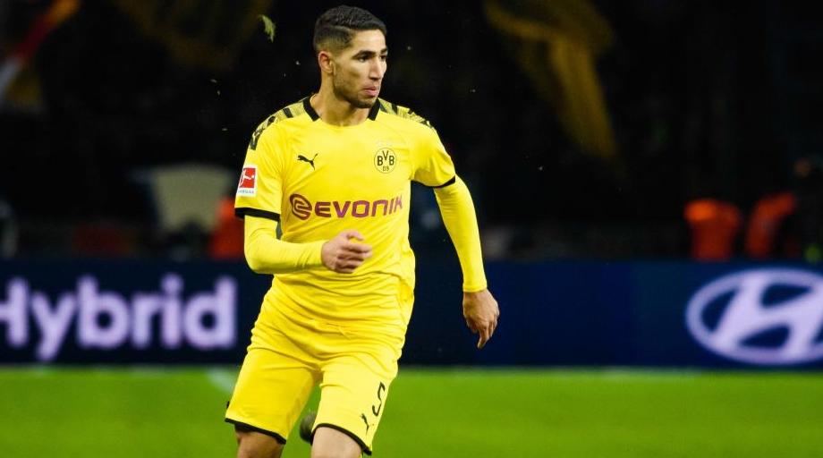 Foot : Hakimi, 6ème meilleur passeur de la Bundesliga