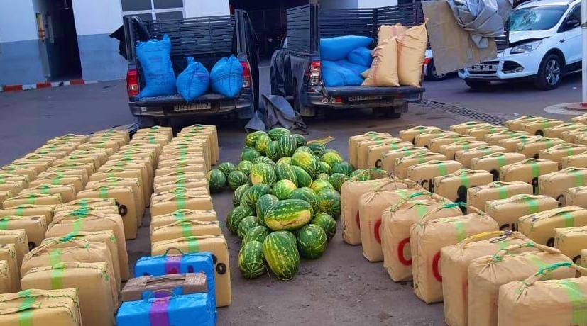 Agadir : Saisie de près de 5 tonnes de chira à bord de deux "pickup"