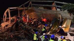Chine : Un restaurant s'effondre, au moins 17 morts