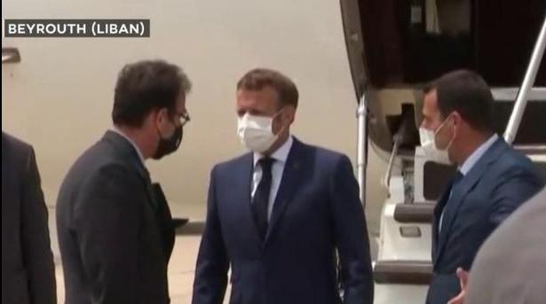 Le président français à Beyrouth pour un "soutien" à la population libanaise