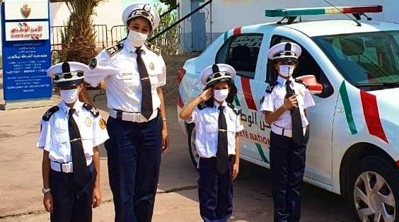 بالصور .. ولاية أمن أكادير تمنح 3 شقيقات أزياء رسمية خاصة بضباط الأمن