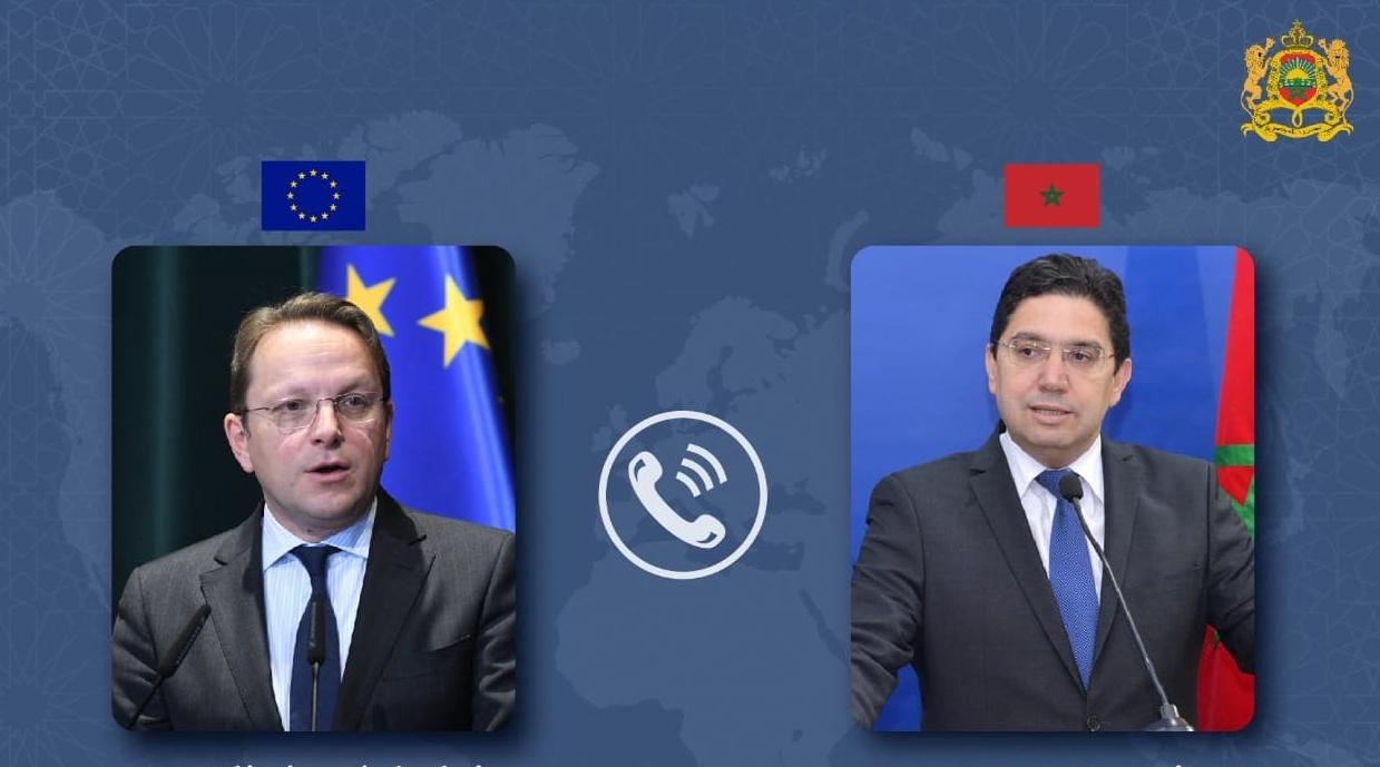 Coopération : M. Bourita s'entretient avec le Commissaire européen au voisinage…