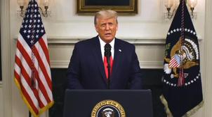 Etats-Unis : Donald Trump met en avant son bilan et souhaite réussite à l'admin…