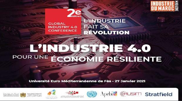 2ème édition du « Global Industry 4.0 Conference », ce mercredi 27 janvier à Fès