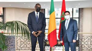 Bourita reçoit son homologue malien, porteur d’un message écrit à SM le Roi du …