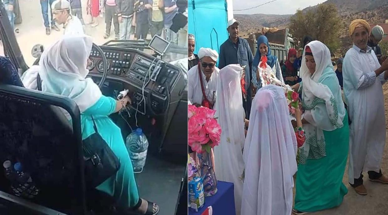 ساقتها من باريس إلى أيت بعمران.. "فاضْمة" مهاجرة مغربية تتبرع بحافلة مدرسية لت...