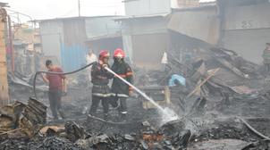 Maitrise d'un incendie dans un marché populaire de Casablanca, pas de victimes …