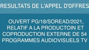 Appel d'offres - Soread 2M