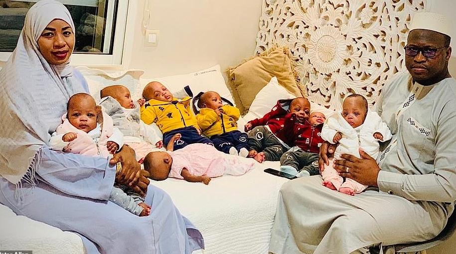 PHOTOS/La Malienne qui a accouché de 9 bébés à Casablanca rassure sur son état …