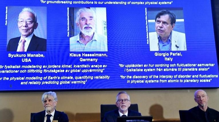 Le Nobel de physique à deux experts du climat et à un théoricien italien