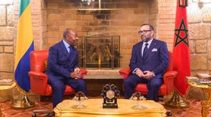 SM le Roi reçoit le Président de la République gabonaise