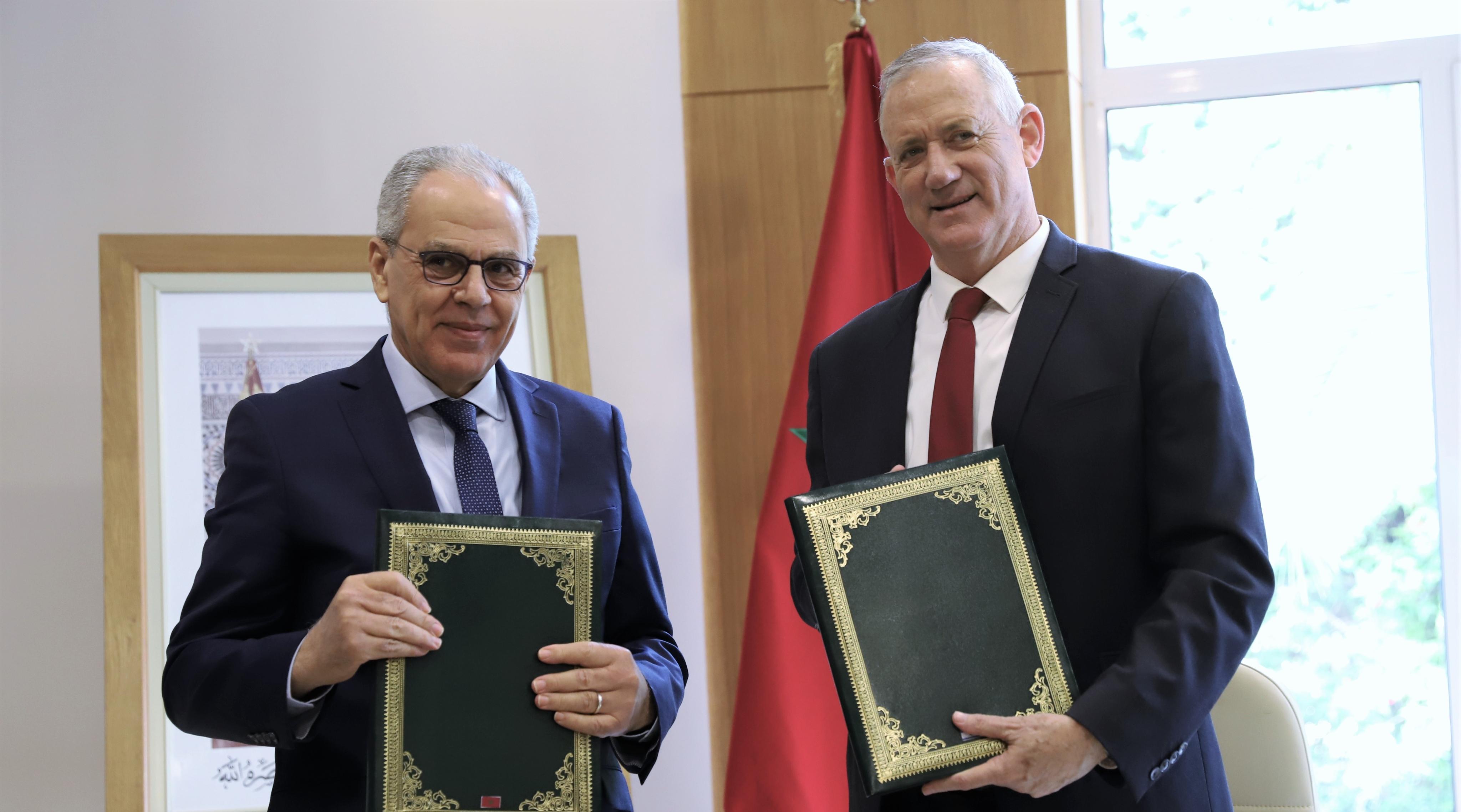 Le ministre israélien de la Défense reçu par M. Abdeltif Loudyi