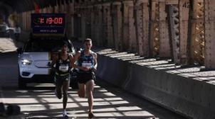 Athlétisme : Le Marocain Mohamed El Aaraby deuxième du marathon international d…