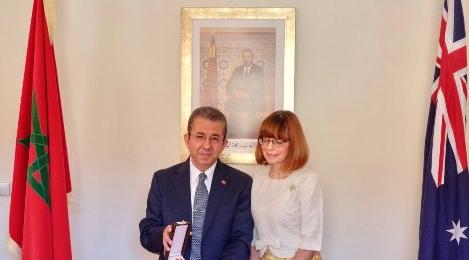 L'ex-ambassadeur d'Australie au Maroc décorée du Wissam Alaouite de l'ordre de …