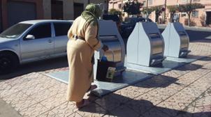 شركة النظافة ببني ملال تشرع في توزيع الجيل الجديد لحاويات النفايات