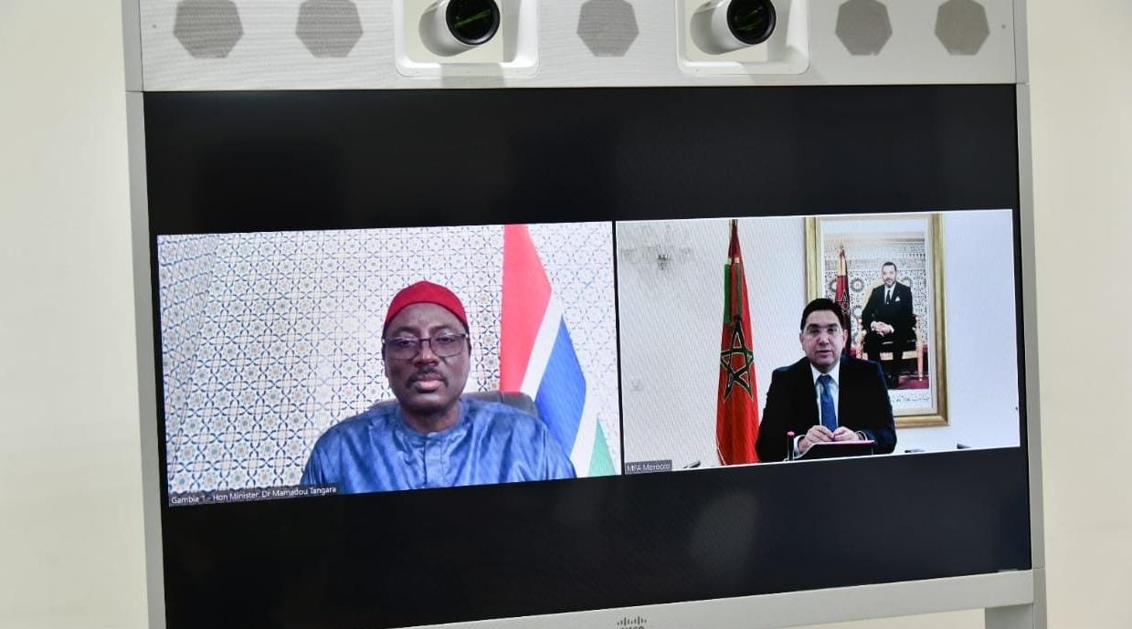 M. Bourita s’entretient avec son homologue gambien